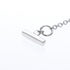 T Smile Pendant Necklace 18K White Gold
