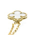 Sweet Alhambra Pendant Necklace 18K Yellow Gold and Mother of Pearl
