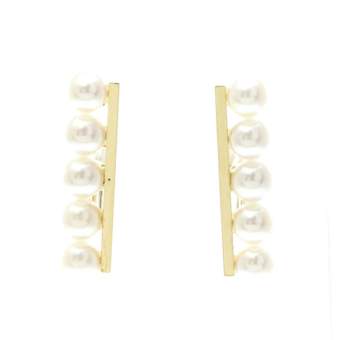 Earrings Pearl 18K Yellow Gold