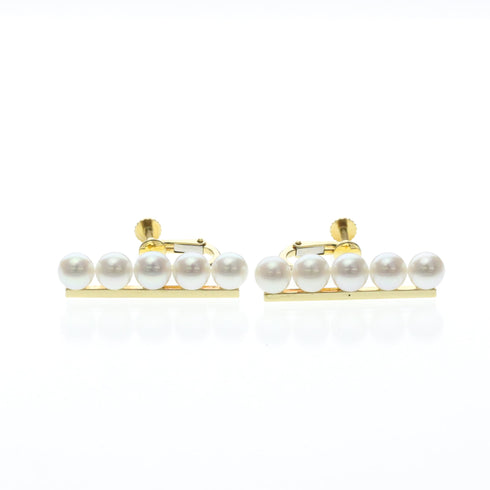 Earrings Pearl 18K Yellow Gold