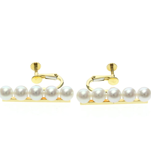 Earrings Pearl 18K Yellow Gold