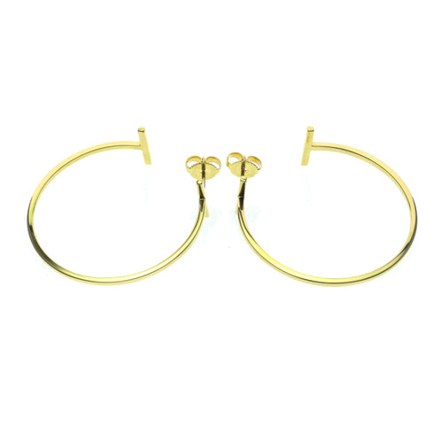 Earrings Hoop 18K Yellow Gold