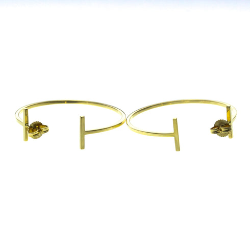 Earrings Hoop 18K Yellow Gold