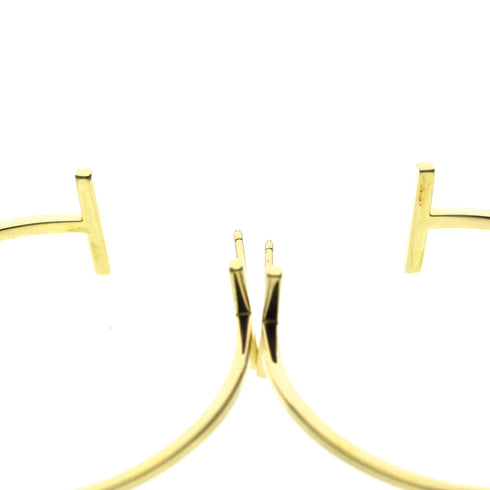 Earrings Hoop 18K Yellow Gold