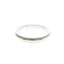 Milgrain Ring Sterling Silver and Platinum