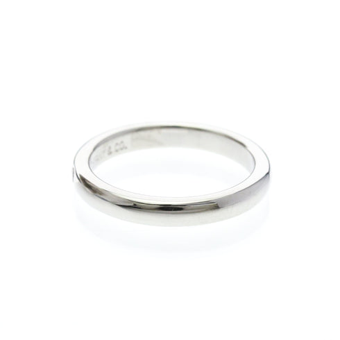 Band Ring Platinum with Diamond