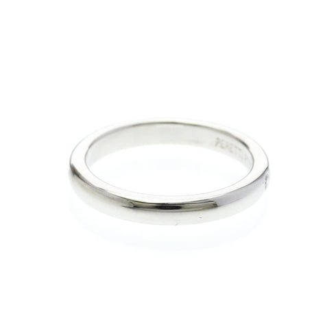 Band Ring Platinum with Diamond