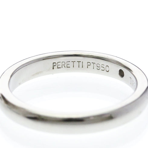 Band Ring Platinum with Diamond