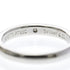 Band Ring Platinum with Diamond