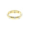 Band Ring Platinum and 18K Yellow Gold with Diamond
