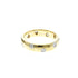 Band Ring Platinum and 18K Yellow Gold with Diamond