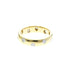 Band Ring Platinum and 18K Yellow Gold with Diamond