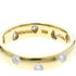 Band Ring Platinum and 18K Yellow Gold with Diamond