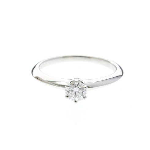Solitaire Ring Platinum with Diamond