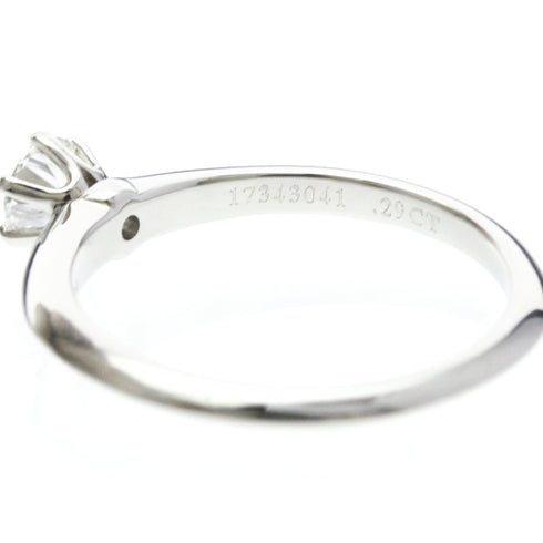 Solitaire Ring Platinum with Diamond