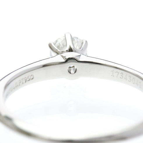 Solitaire Ring Platinum with Diamond