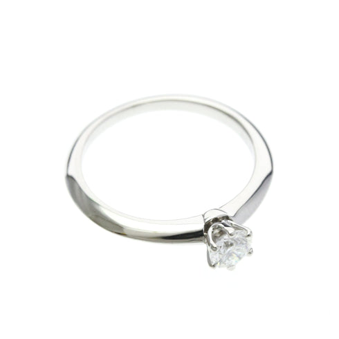 Solitaire Ring Platinum with Diamond