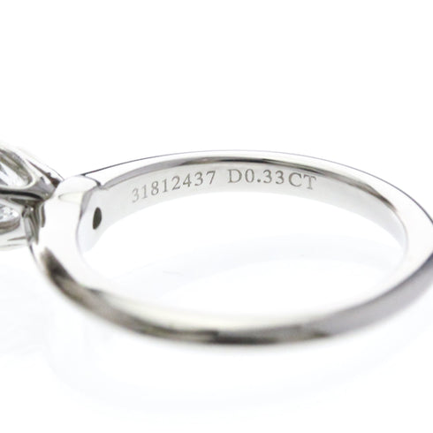Solitaire Ring Platinum with Diamond