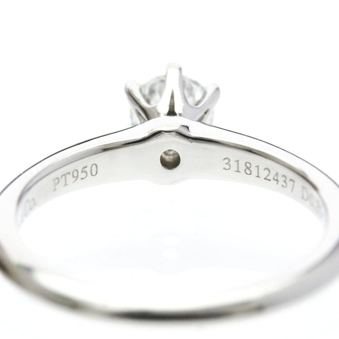 Solitaire Ring Platinum with Diamond
