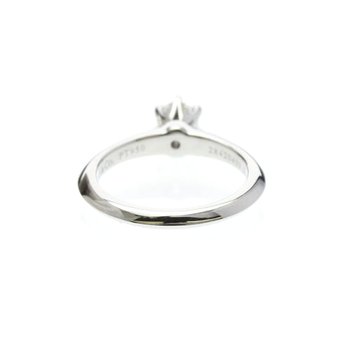 Solitaire Ring Platinum with Diamond