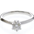 Solitaire Ring Platinum with Diamond