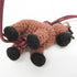 Leather Charm Black and Brown Handbag Charm