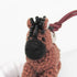 Leather Charm Black and Brown Handbag Charm