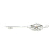 Keys Pendant Necklace 18K Rose Gold and 18K White Gold with Diamond
