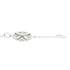 Keys Pendant Necklace 18K Rose Gold and 18K White Gold with Diamond