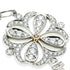 Keys Pendant Necklace 18K Rose Gold and 18K White Gold with Diamond