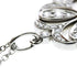 Keys Pendant Necklace 18K Rose Gold and 18K White Gold with Diamond