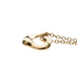 Open Heart Pendant Necklace 18K Rose Gold 6.4mm