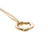 Open Heart Pendant Necklace 18K Rose Gold 6.4mm