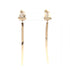 T Wire Earrings 18K Rose Gold 18K Rose Gold
