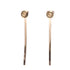 T Wire Earrings 18K Rose Gold 18K Rose Gold