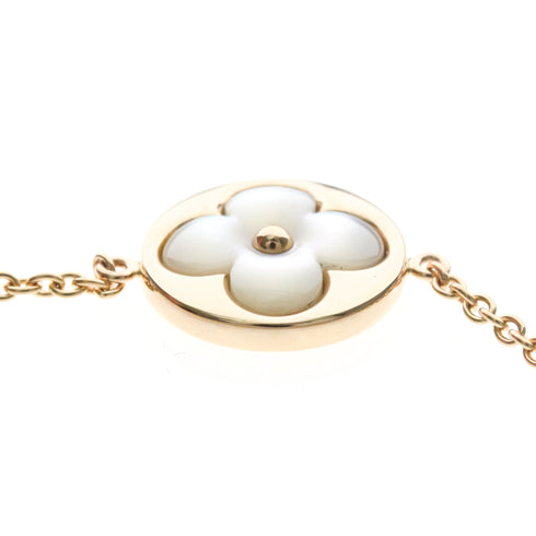 Monogram Nacre Bracelet 18K Rose Gold with Mother of Pearl