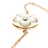Monogram Nacre Bracelet 18K Rose Gold with Mother of Pearl