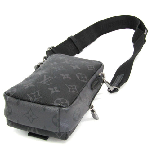 Double Phone Pouch NM Reverse Monogram Eclipse Canvas