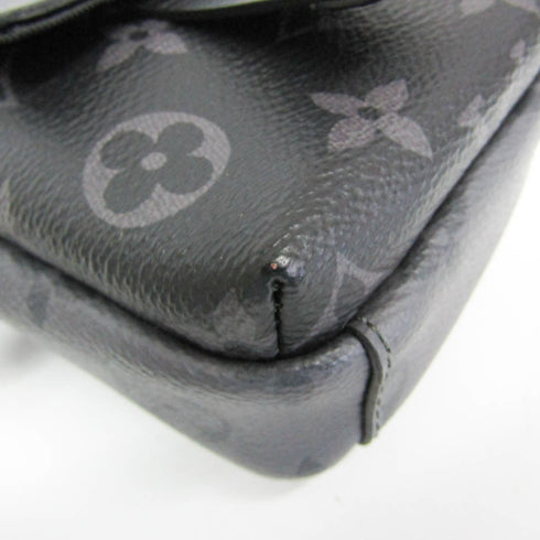 Double Phone Pouch NM Reverse Monogram Eclipse Canvas