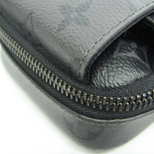 Double Phone Pouch NM Reverse Monogram Eclipse Canvas