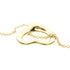 Open Heart Pendant Necklace 18K Yellow Gold 14.3mm
