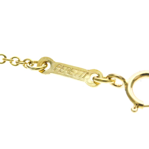 Open Heart Pendant Necklace 18K Yellow Gold 14.3mm