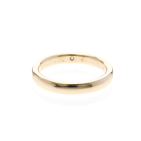 Band Ring 18K Rose Gold With Diamond