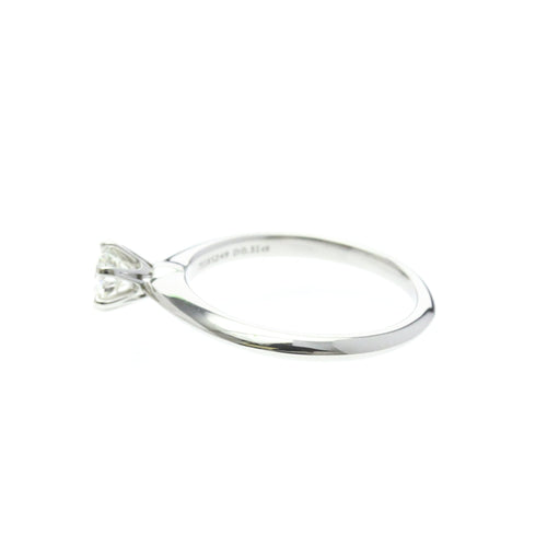 Solitaire Ring Platinum with Diamond