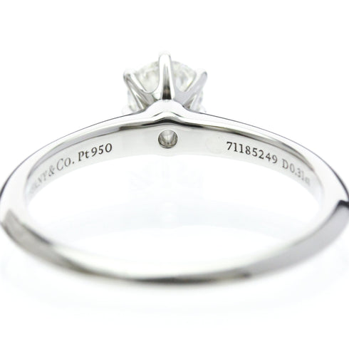 Solitaire Ring Platinum with Diamond