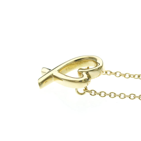 Loving Heart Pendant Necklace 18K Yellow Gold