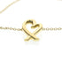 Loving Heart Pendant Necklace 18K Yellow Gold