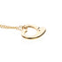 Open Heart Pendant Necklace 18K Rose Gold 10mm