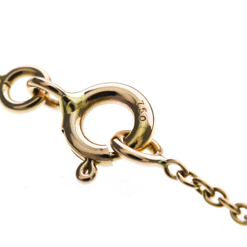 Rose Des Vents Pendant Necklace 18K Rose Gold with Ruby
