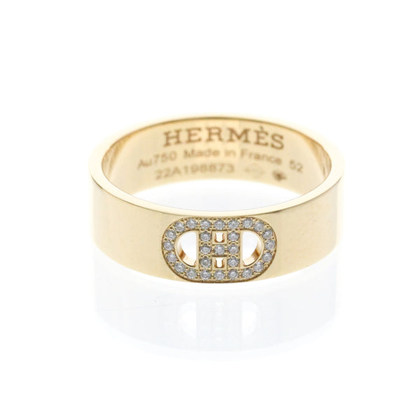 Band Ring 18K Rose Gold with Diamond
